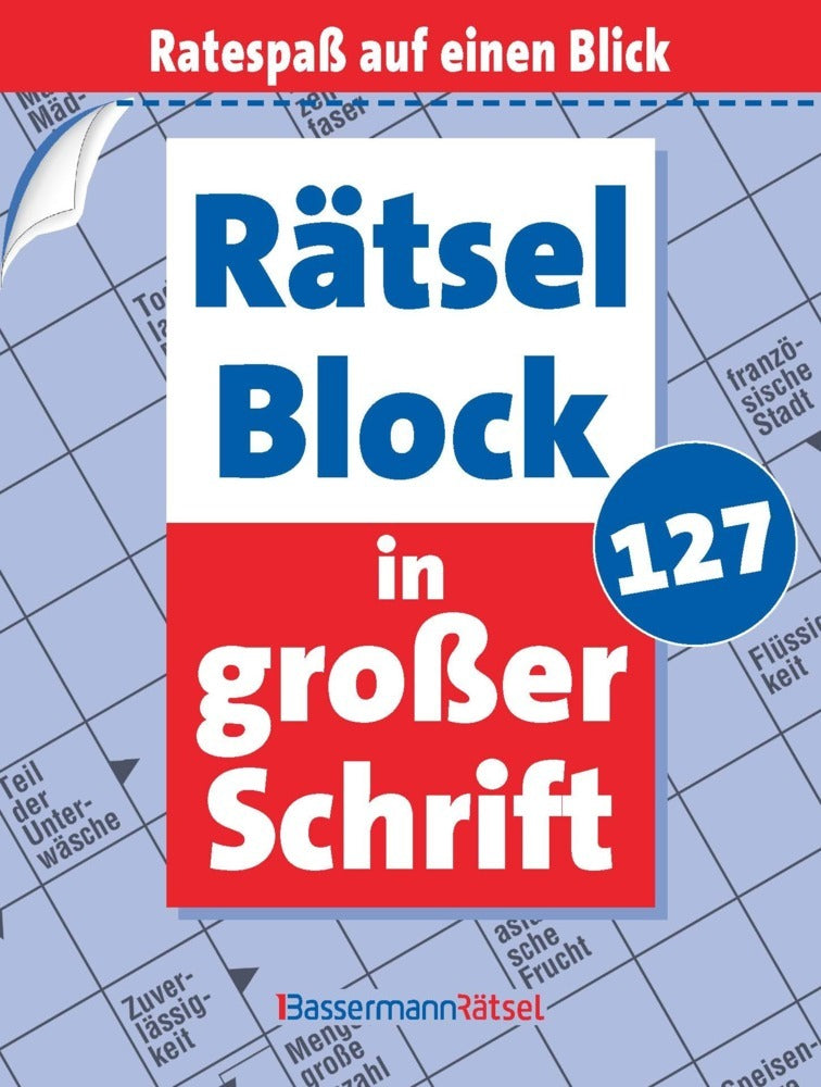 Rätselblock in großer Schrift 127 (Eberhard Krüger)