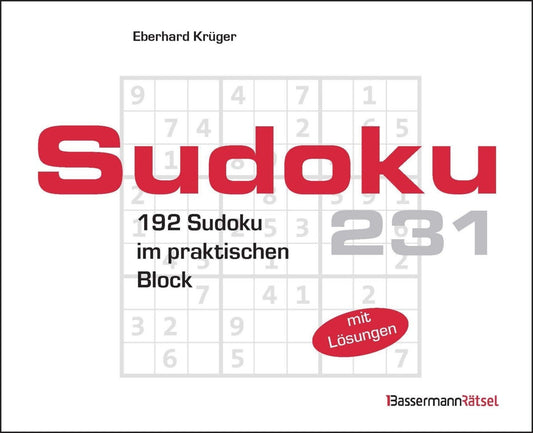 Sudokublock 231 (Eberhard Krüger)