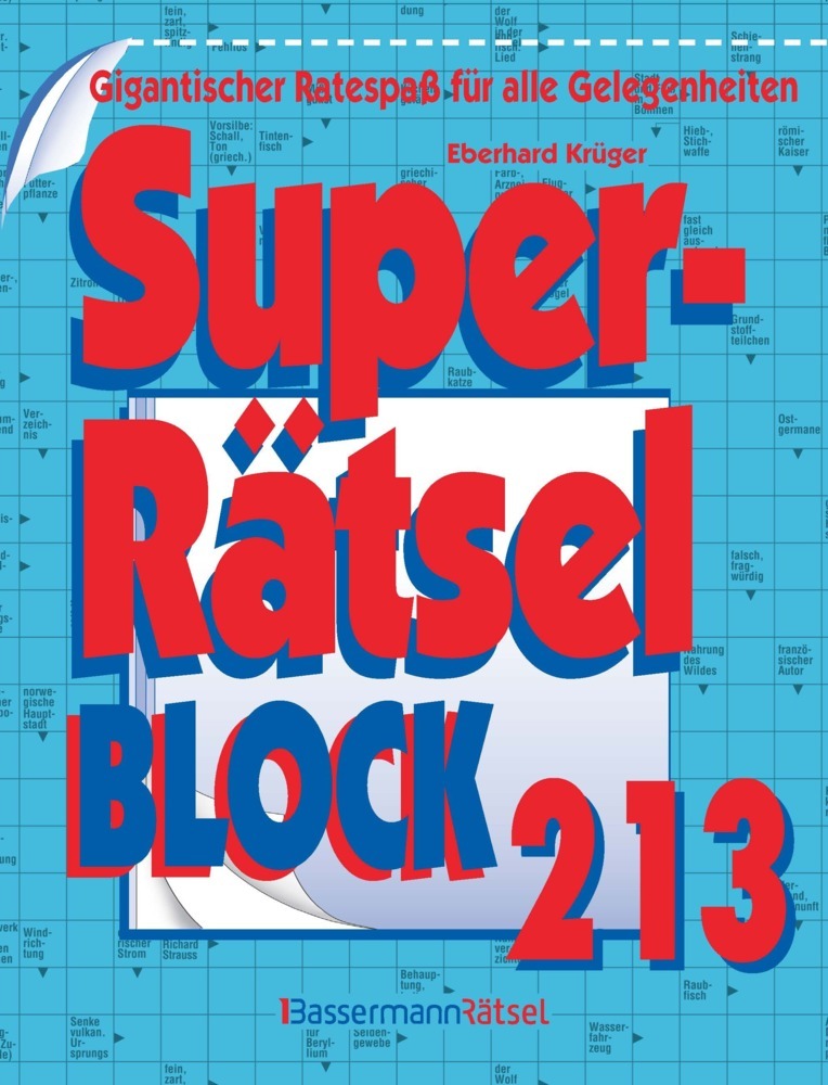 Superrätselblock 213 (Eberhard Krüger)