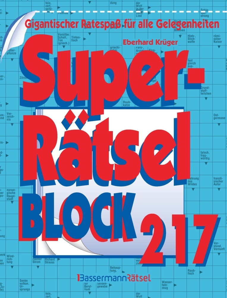 Superrätselblock 217 (Eberhard Krüger)