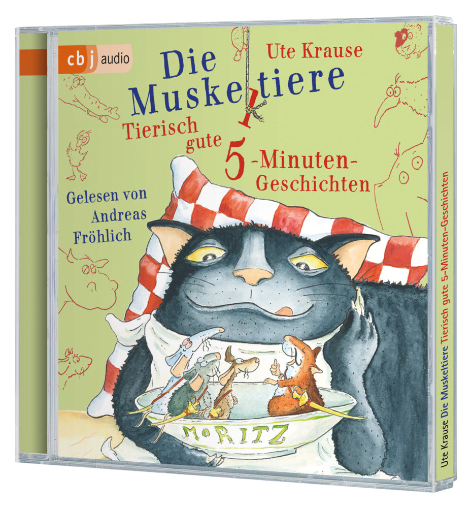 Die Muskeltiere - Tierisch gute 5-Minuten-Geschichten, 2 Audio-CD (Ute Krause)
