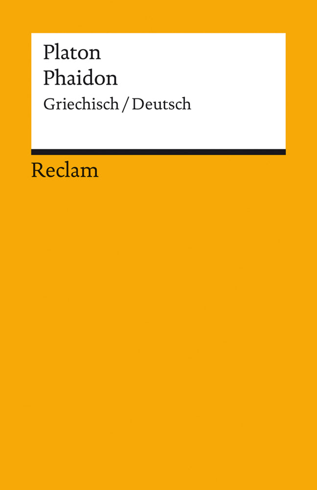 Phaidon. Griechisch/Deutsch (Platon)