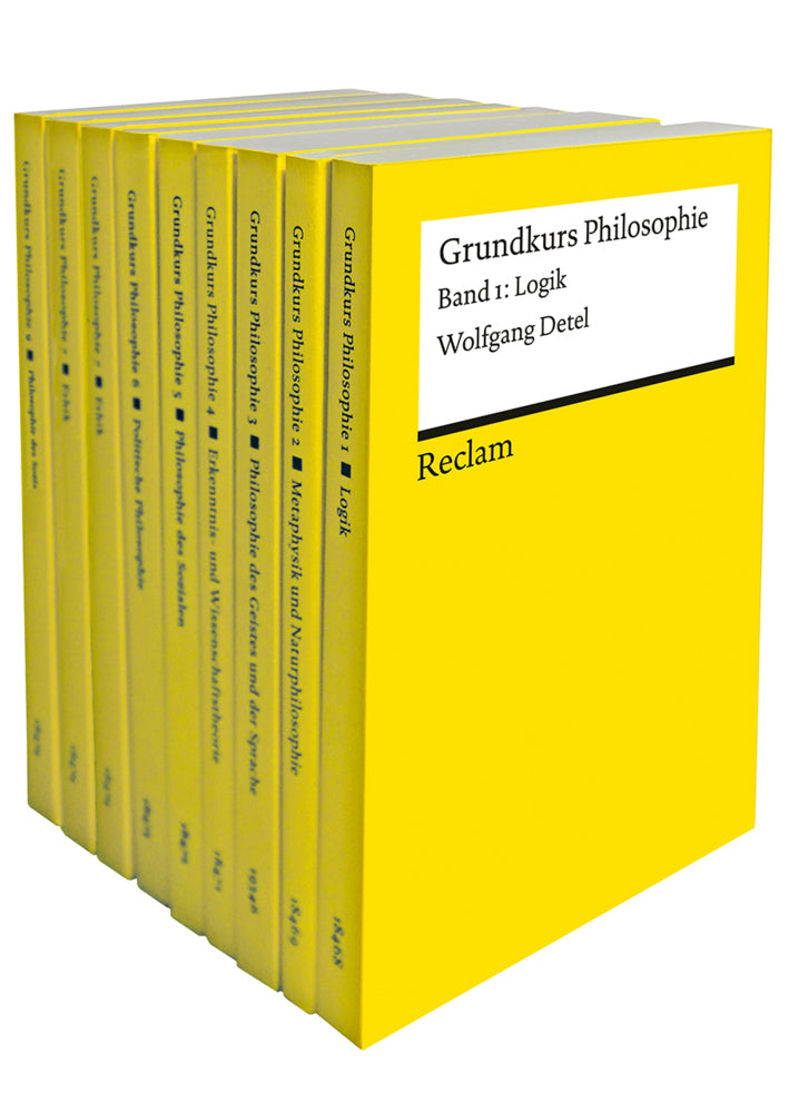 Grundkurs Philosophie. Neun Bände eingeschweißt (Wolfgang Detel)
