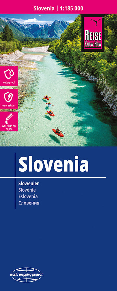 Reise Know-How Landkarte Slowenien / Slovenia (1:185.000)