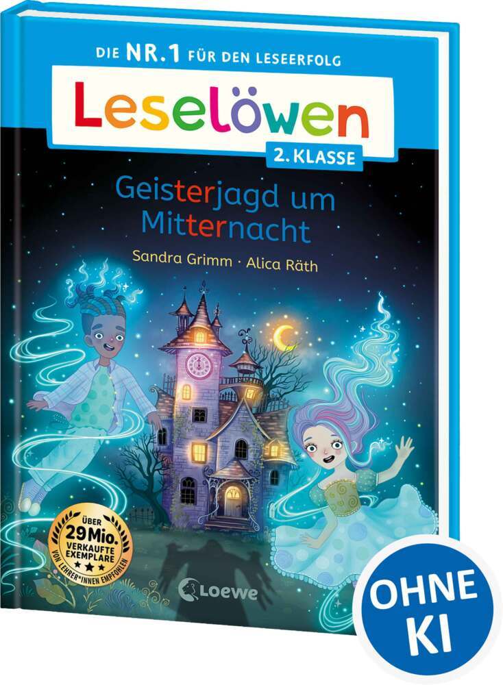 Leselöwen 2. Klasse - Geisterjagd um Mitternacht (Sandra Grimm)