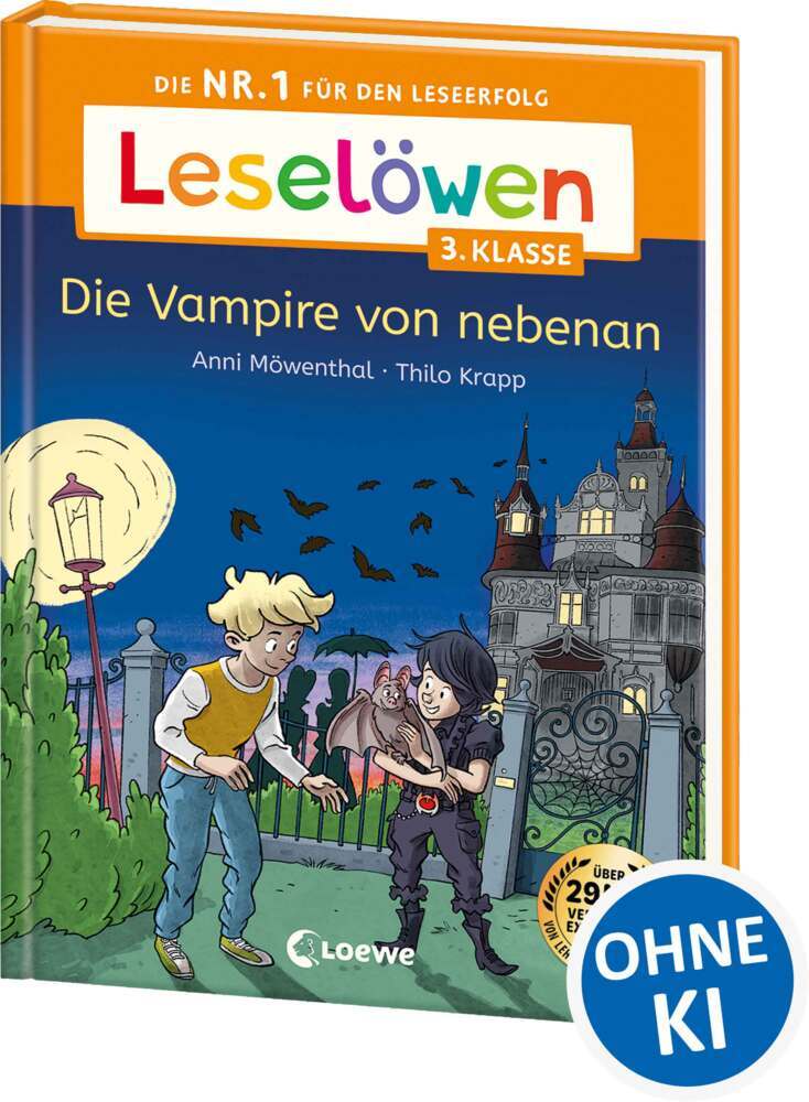 Leselöwen 3. Klasse - Die Vampire von nebenan (Anni Möwenthal)