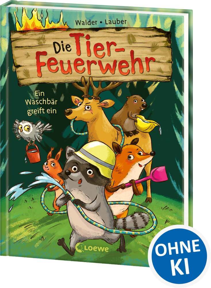 Die Tier-Feuerwehr (Band 1) - Ein Waschbär greift ein (Vanessa Walder)