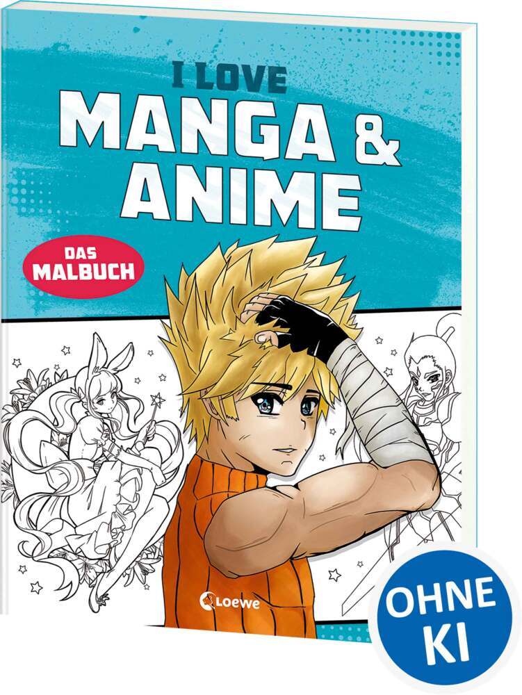 I love Manga & Anime - Das Malbuch