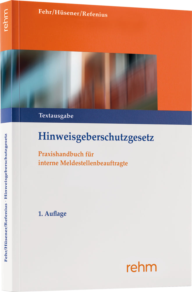 Hinweisgeberschutzgesetz (Stefanie Fehr)