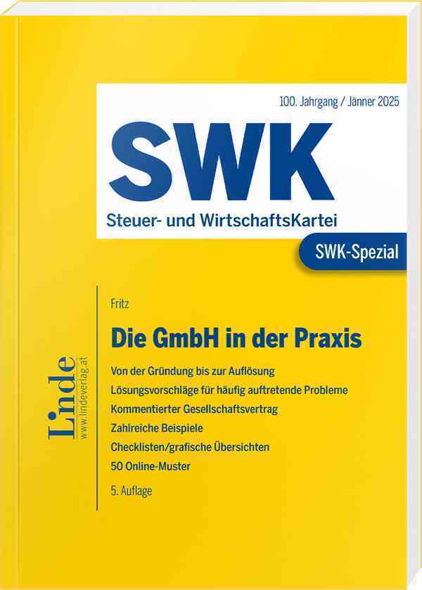 SWK-Spezial Die GmbH in der Praxis (Christian Fritz)