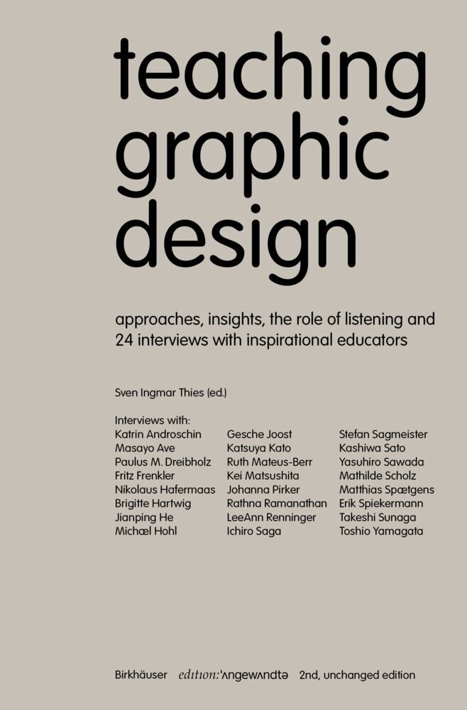 Teaching Graphic Design (Sven Ingmar Thies)