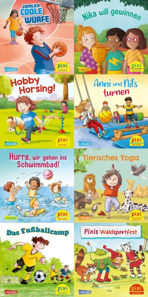 Pixi-8er-Set 305: Sport macht Spaß mit Pixi (8x1 Exemplar), 8 Teile (Diverse)