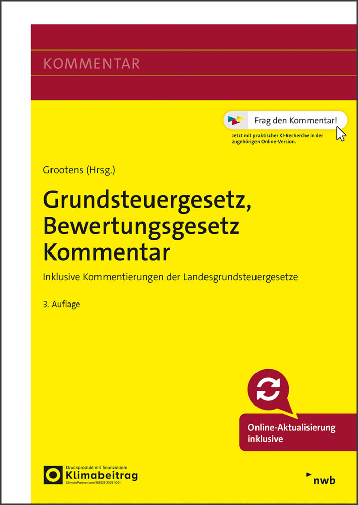 Grundsteuergesetz, Bewertungsgesetz Kommentar (Torsten Bock)