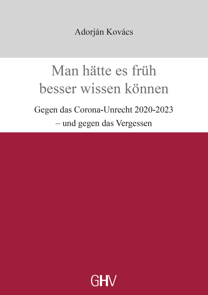 Man hätte es früh besser wissen können (Adorján Kovács)