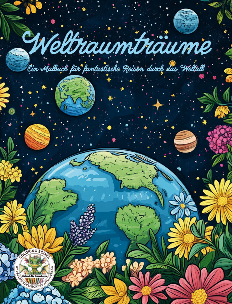 Weltraumträume - Ein Malbuch für fantastische Reisen durch das Weltall (Nanja Holland)