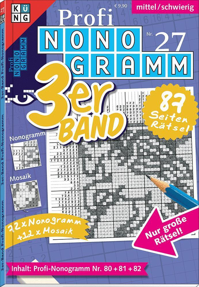 Profi-Nonogramm 3er-Band Nr. 27 (Conceptis Puzzles)