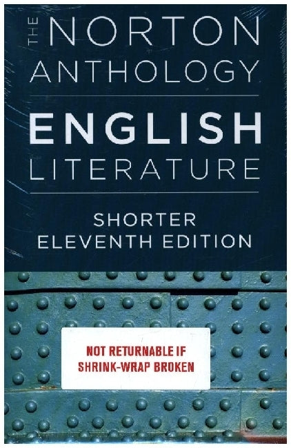 The Norton Anthology of English Literature, Shorter Edition, 2 Vols. (Stephen Greenblatt)