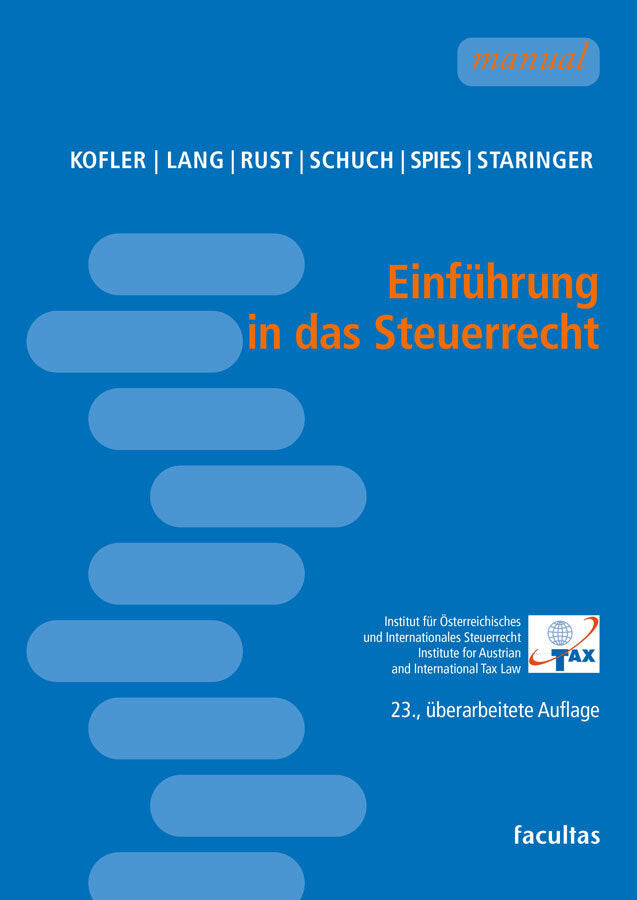 Einführung in das Steuerrecht (Georg Kofler)