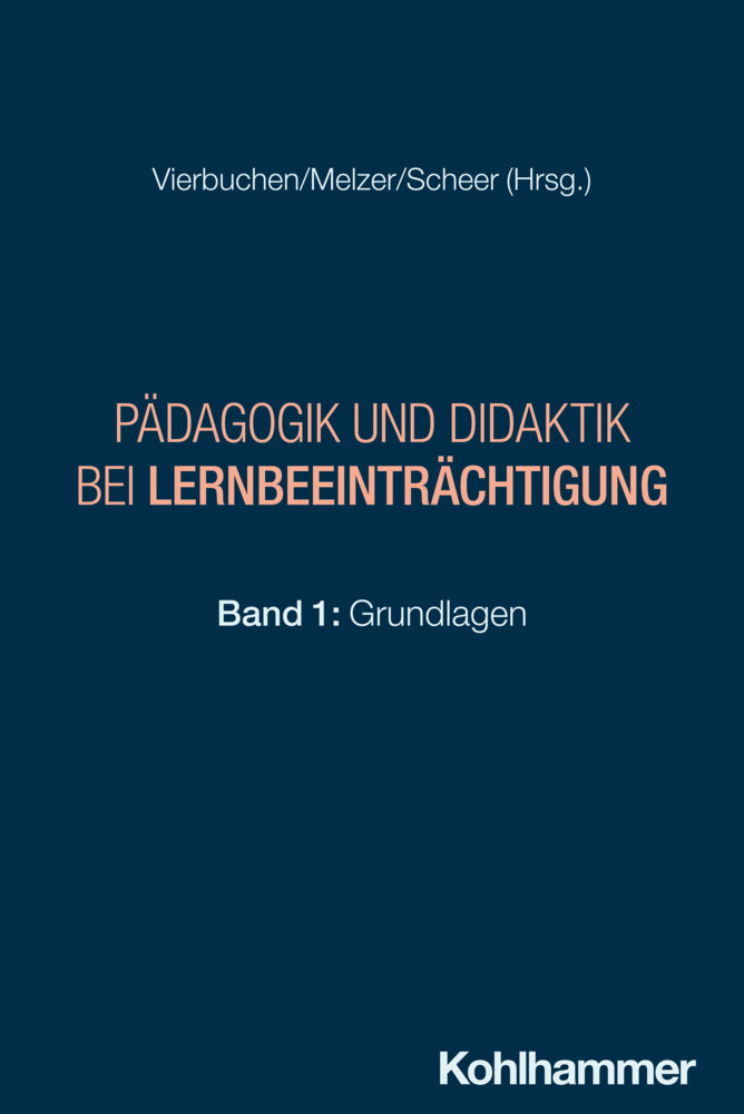 Pädagogik und Didaktik bei Lernbeeinträchtigung (Marie-Christine Vierbuchen)