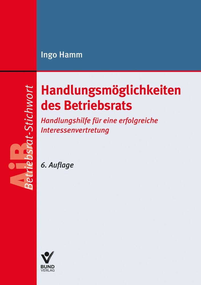 Handlungsmöglichkeiten des Betriebsrats (Ingo Hamm)