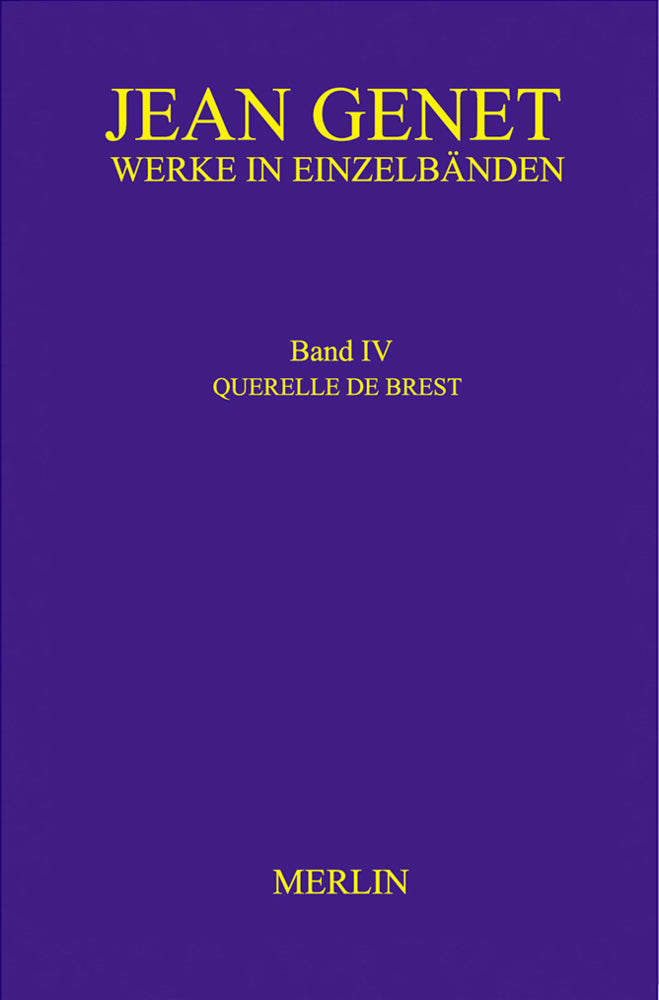 Werkausgabe / Werke in Einzelbänden - Querelle de Brest (Peter Weibel)