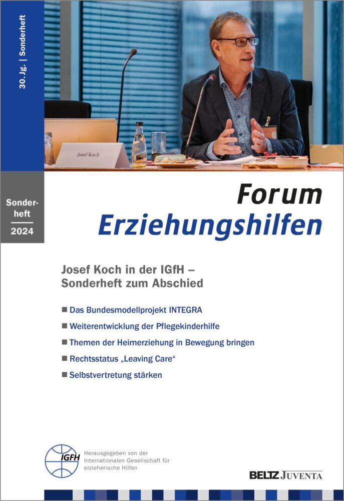 Forum Erziehungshilfen Sonderband Koch 2024 (Beltz Verlagsgruppe)