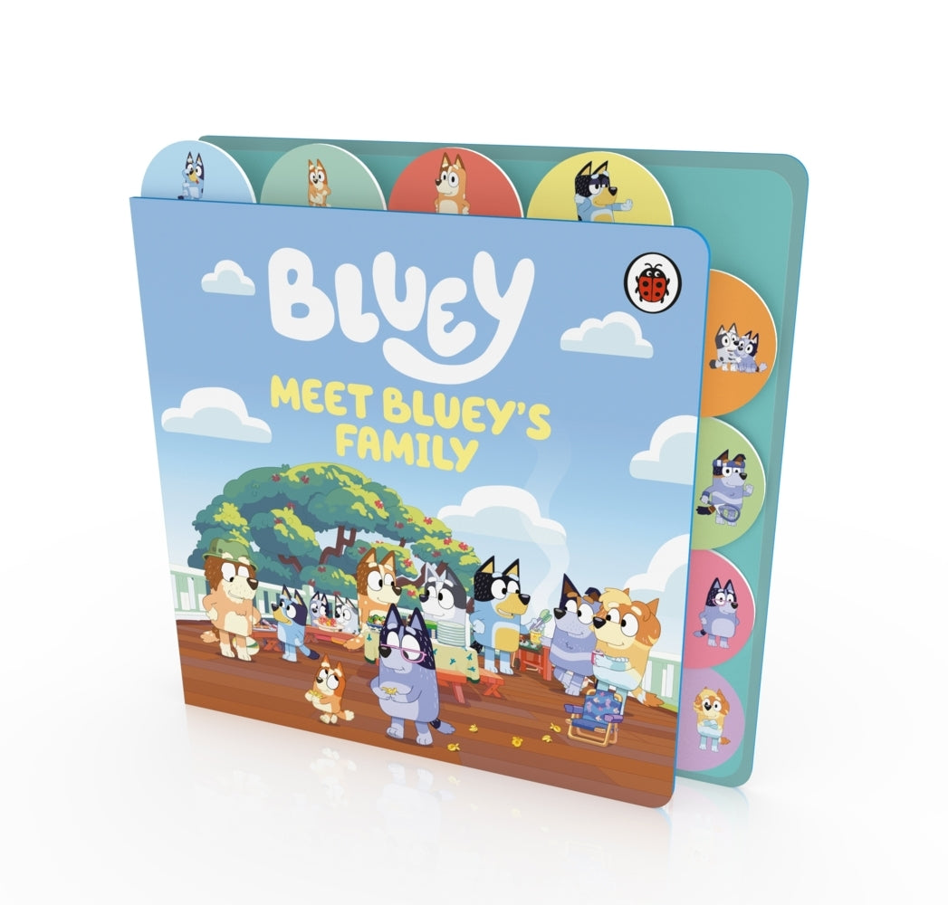 Bluey: Meet Bluey's Family: Tabbed Board Book (Bluey)