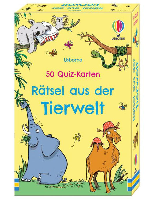 50 Quiz-Karten: Rätsel aus der Tierwelt