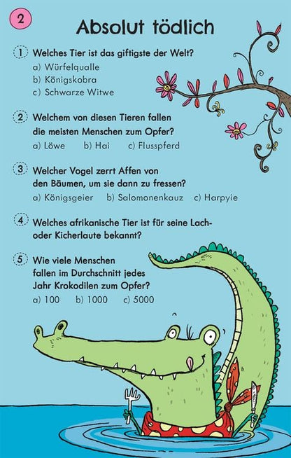 50 Quiz-Karten: Rätsel aus der Tierwelt