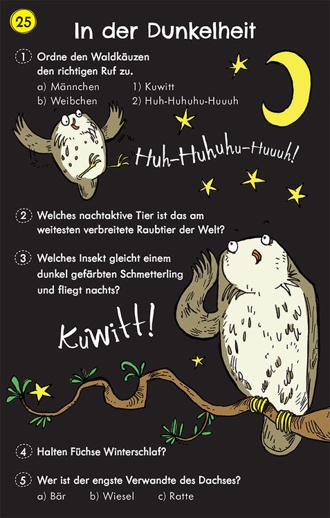 50 Quiz-Karten: Rätsel aus der Tierwelt