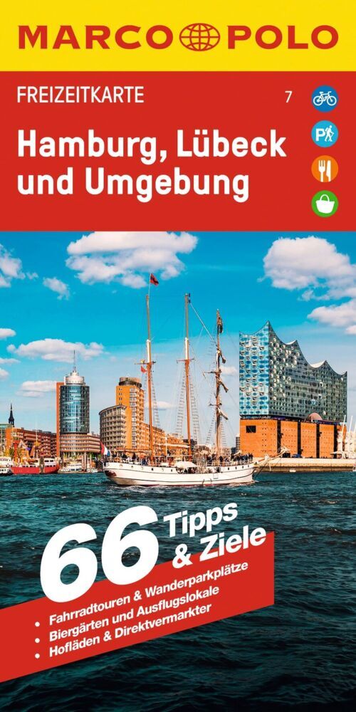 MARCO POLO Freizeitkarte 7 Hamburg, Lübeck und Umgebung 1:100.000