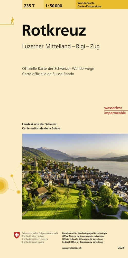 235T Rotkreuz Wanderkarte (Bundesamt Für Landestopografie Swisstopo)