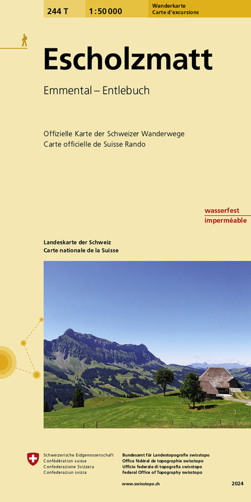 244T Escholzmatt Wanderkarte (Bundesamt Für Landestopografie Swisstopo)