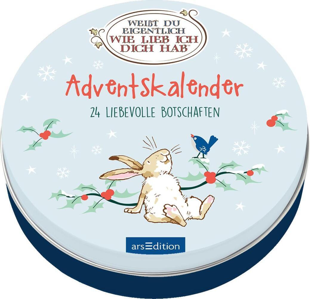 Adventskalender in der Dose. Weißt du eigentlich, wie lieb ich dich hab?
