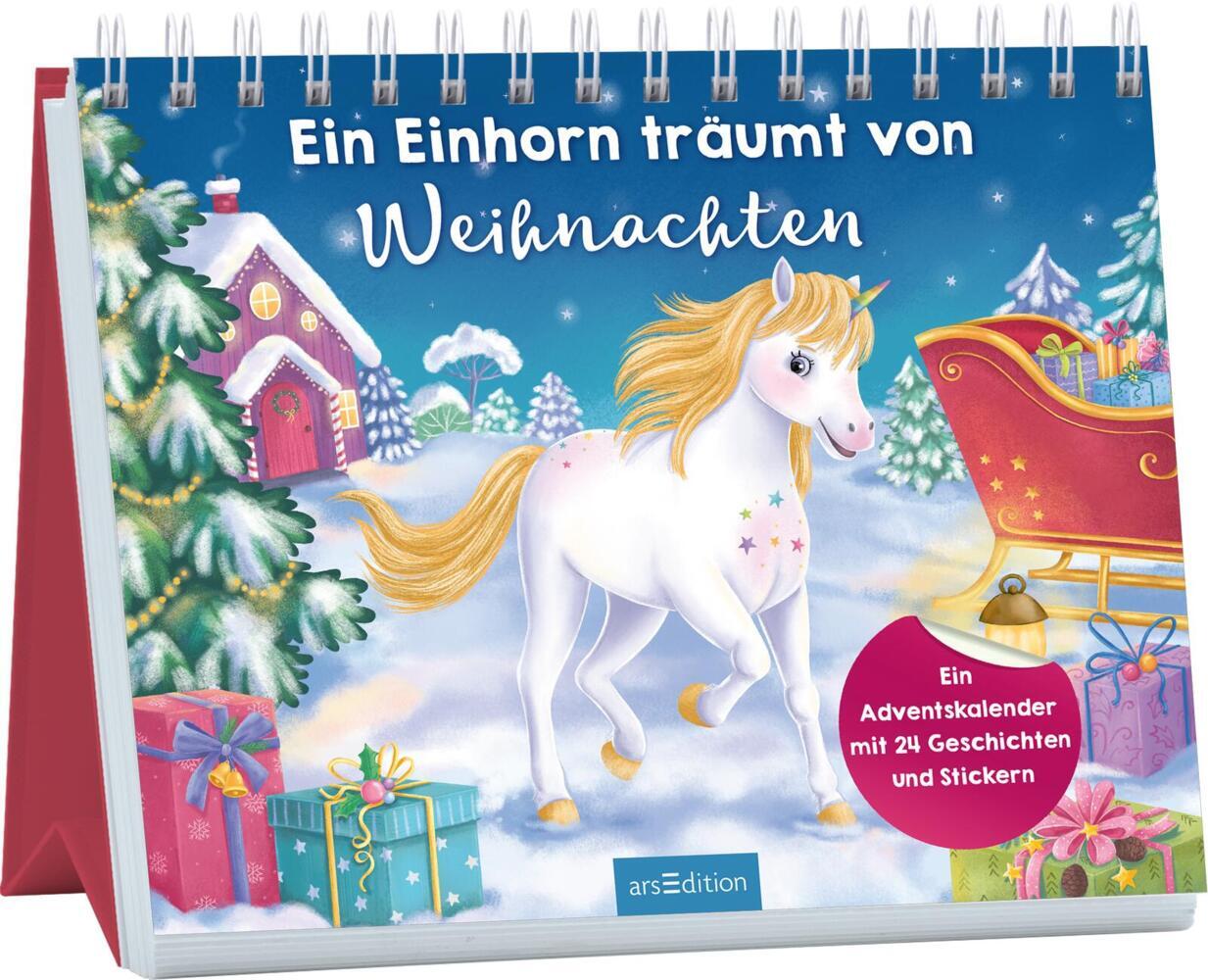 Ein Einhorn träumt von Weihnachten (Annett Stütze)