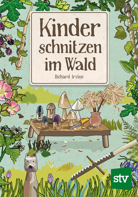 Kinder schnitzen im Wald (Richard Irvine)