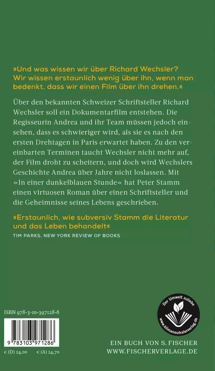 In einer dunkelblauen Stunde