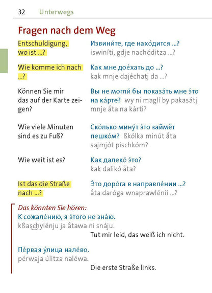 PONS Langenscheidt Universal-Sprachführer Russisch (Deutsch, Russisch, 2023, Langenscheidt)