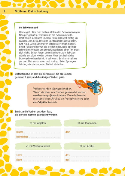 Klett Team Drachenstark: Das grosse Trainingsbuch Deutsch 4. Klasse