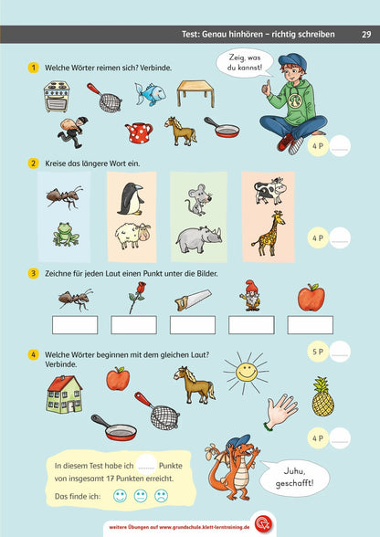 Klett Team Drachenstark: Das grosse Trainingsbuch Deutsch 1. Klasse