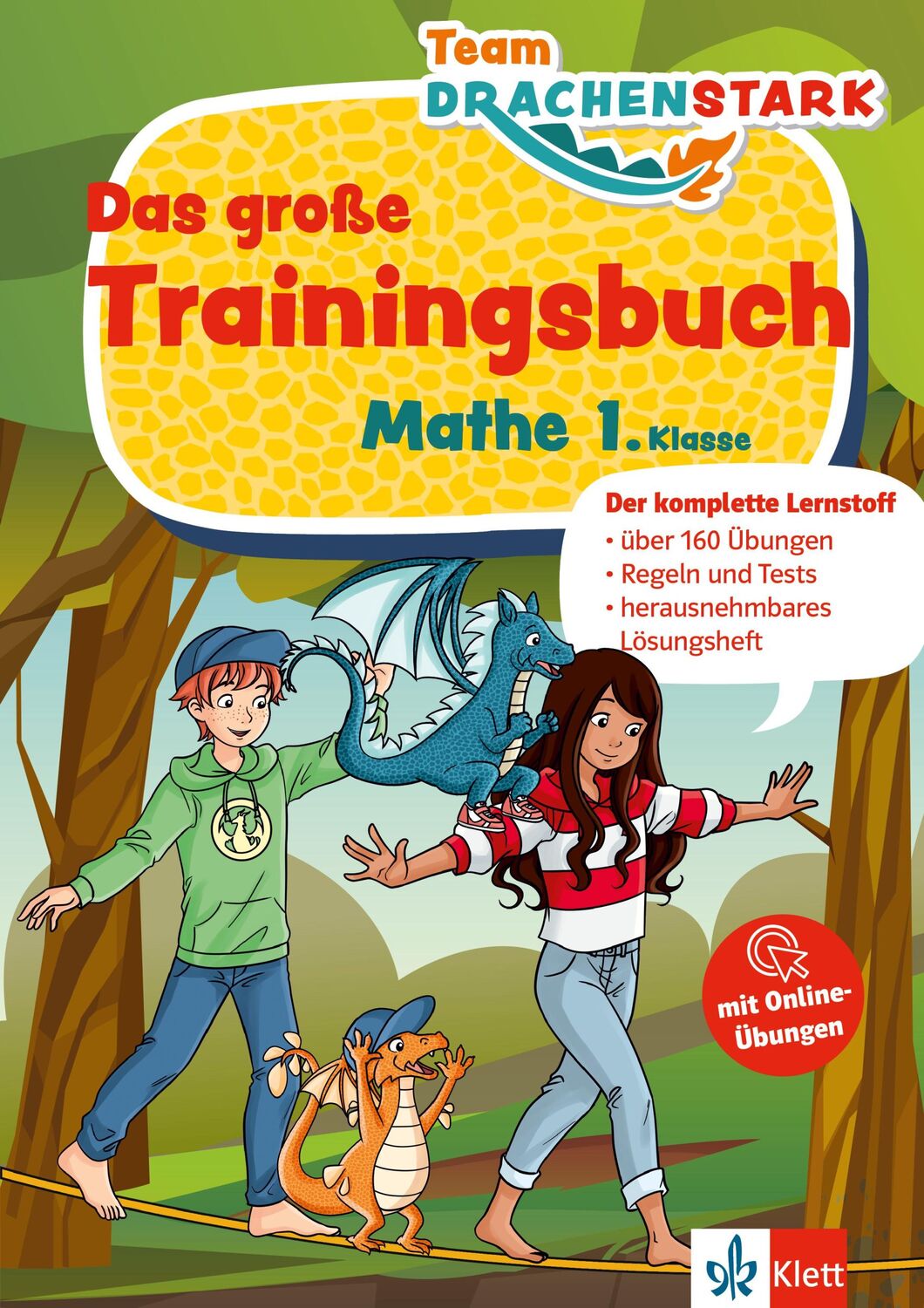 Klett Team Drachenstark: Das grosse Trainingsbuch Mathe 1. Klasse