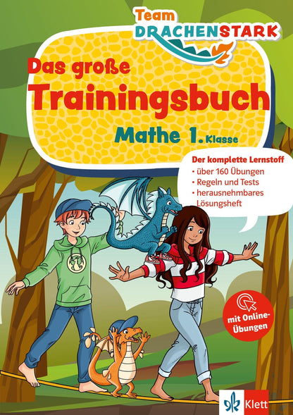 Klett Team Drachenstark: Das grosse Trainingsbuch Mathe 1. Klasse