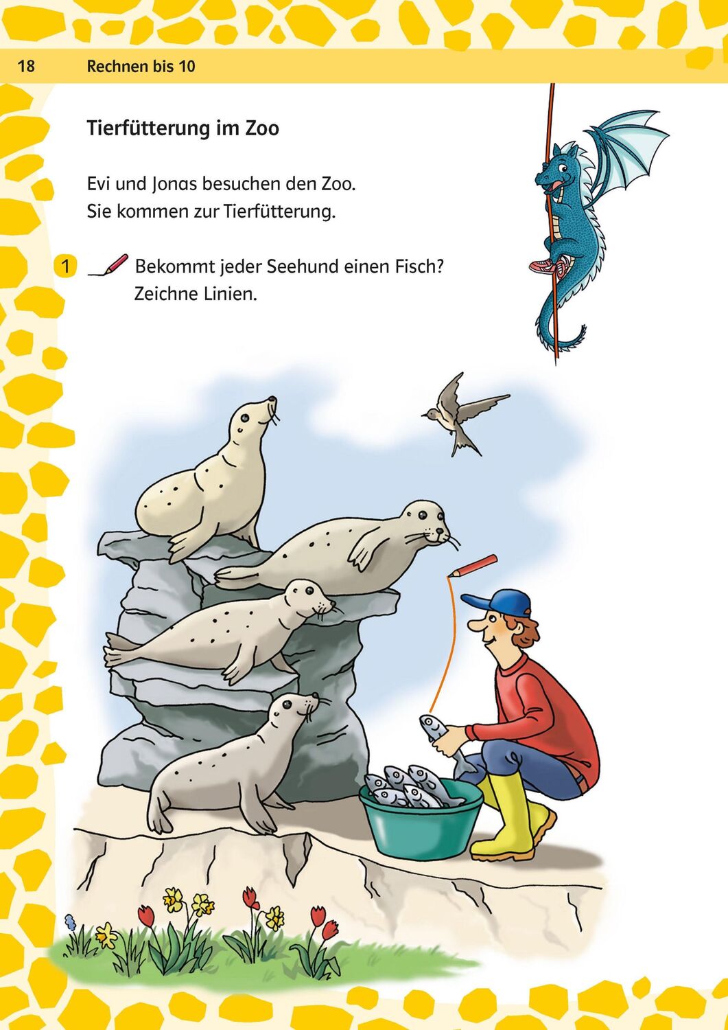 Klett Team Drachenstark: Das grosse Trainingsbuch Mathe 1. Klasse