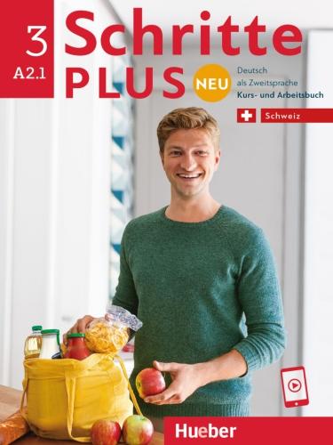 Hueber Schritte Plus Neu 3 Ausgabe Schweiz Kursbuch und Arbeitsbuch + App (Deutsch, 2022, Daniela Niebisch, Monika Reimann, Sylvette Penning-Hiemstra, Franz Specht, Angela Pude)