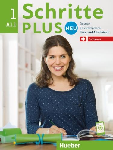 Hueber Schritte Plus Neu 1 Kursbuch + Arbeitsbuch + App - CH Ausgabe (Deutsch, 2022, Daniela Niebisch, Sylvette Penning-Hiemstra, Franz Specht, Angela Pude, Monika Bovemann)