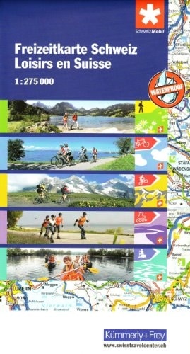 Hallwag Kümmerly+Frey Freizeitkarte Schweiz Loisirs Suisse 275000