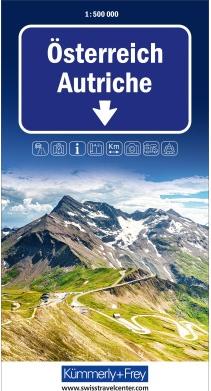 Kümmerly+Frey Strassenkarte Österreich 1:500.000