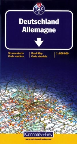 Kümmerly+Frey Strassenkarte Deutschland 1:750.000