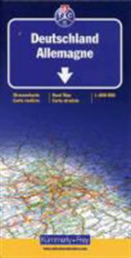 Kümmerly+Frey Strassenkarte Deutschland 1:750.000