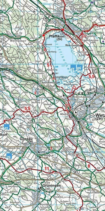 Kümmerly+Frey Karte Zürich, Velokarte